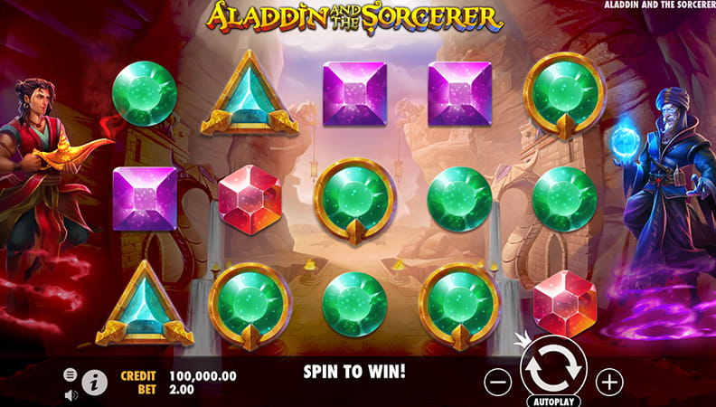 Aladdin and the Sorcerer demo spel