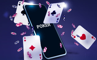 Kortlek och spelmarker för poker