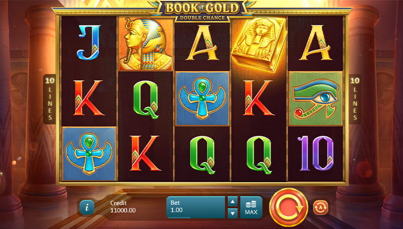 Book of Gold: Double Chance demo spel.
