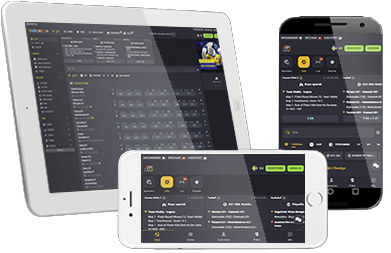 eSports marknader från Coolbet på olika mobila enheter.