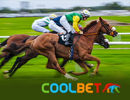 En sportscen och operatörens logga.