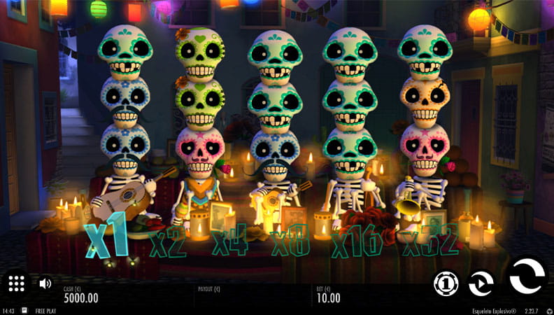 Esqueleto Explosivo demo spel.