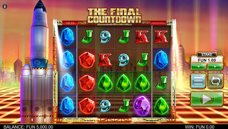 Final Countdown demo spel.
