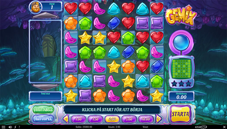 Gemix demo spel.