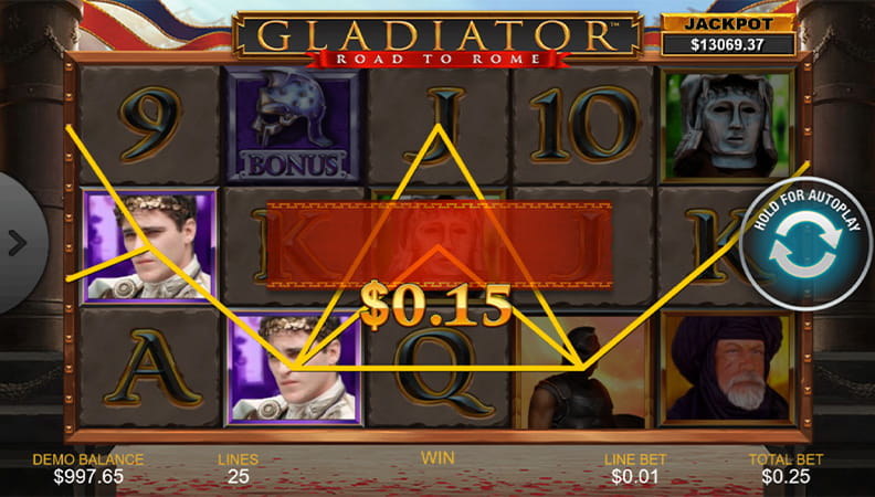 Gladiator demo spel.