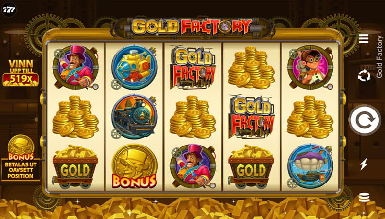 Gold Factory demo spel.