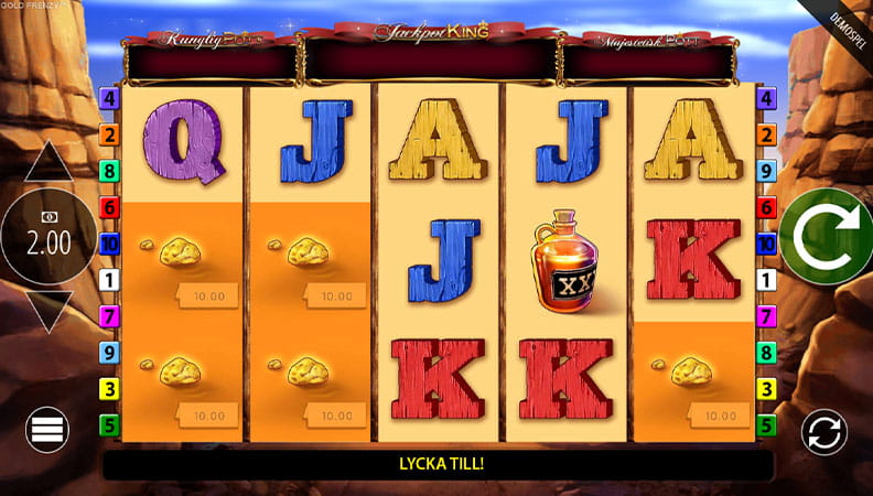 Gold Frenzy demo spel.