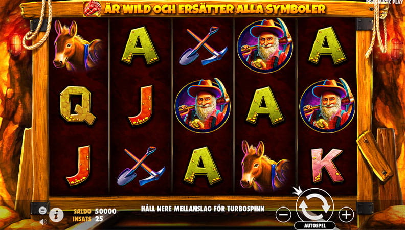 Gold Rush demo spel.