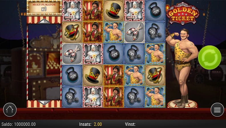 Golden Ticket demo spel.