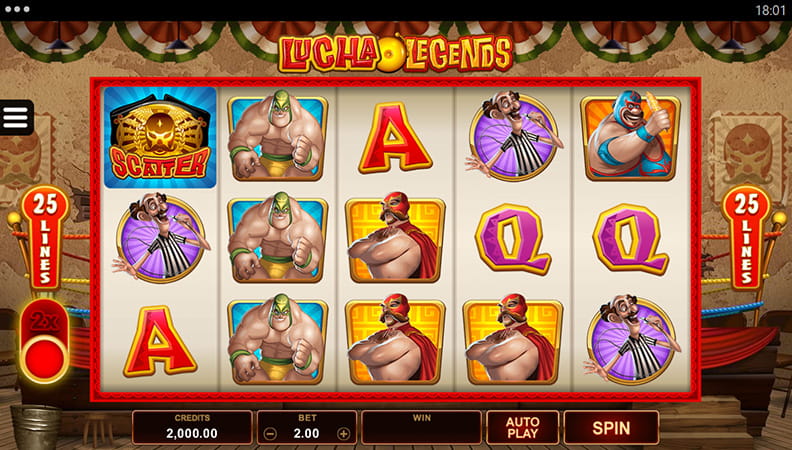 Lucha Legends demo spel.