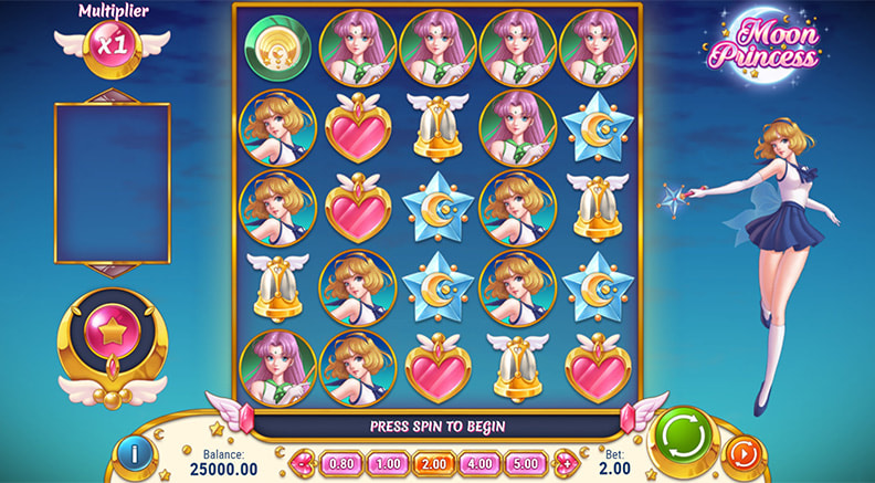 Moon Princess demo spel.