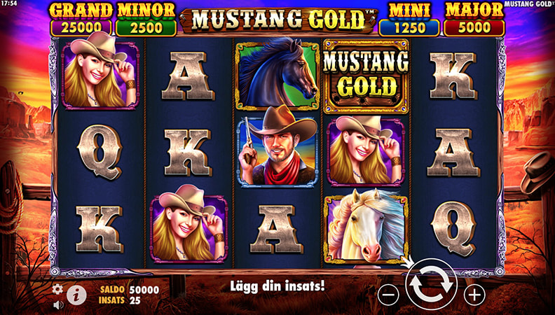 Mustang Gold demo spel.