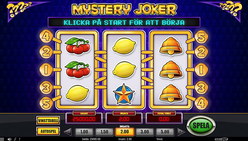Mystery Joker demo spel.