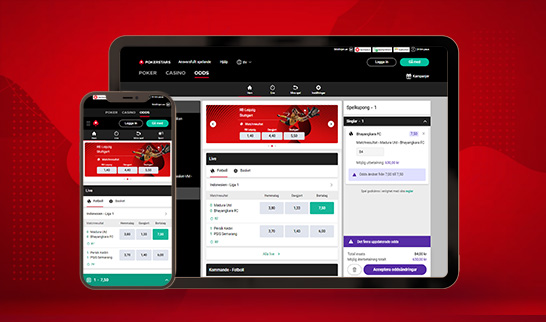 PokerStars spel på mobila enheter.