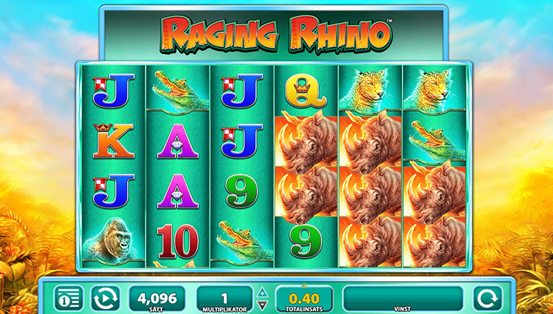 Raging Rhino demo spel.