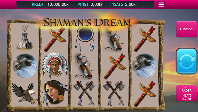 Shaman's Dream demo spel.