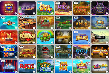 Betway Casino spelutbud