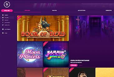 Hemsida för Frank & Fred Sverige Minibild