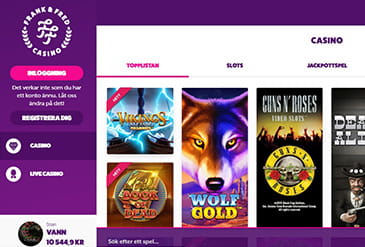 Spel hos Frank & Fred Sverige Minibild