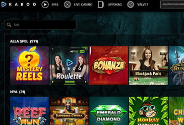 Kaboo Casino miniatyrbild på alla spel