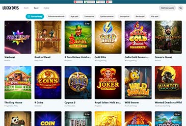 Lucky Days spel utval