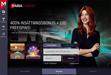 Maria Casino Startsida Miniatyrbild