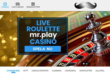 mr.play Casino Sverige Startsida Minibild