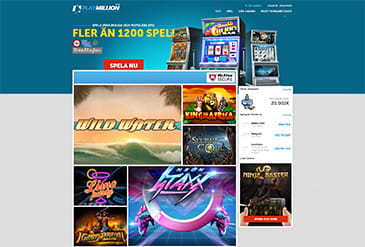 PlayMillion hemsida