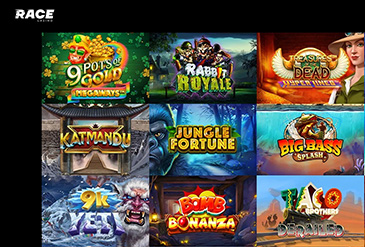 Race Casino Spel Utval