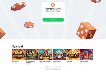 Speedy Casino hemsida