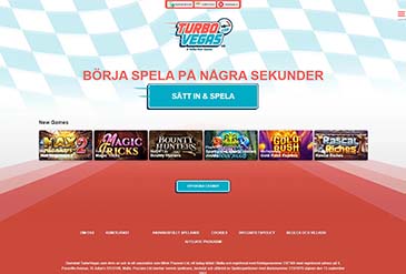 TurboVegas hemsida