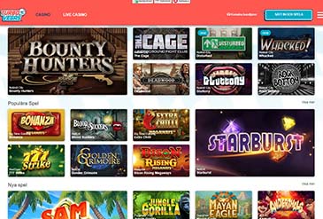 TurboVegas spel utval