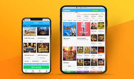 Snabbare ny mobilcasino app