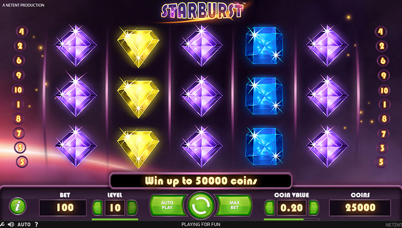 Starburst demo spel.