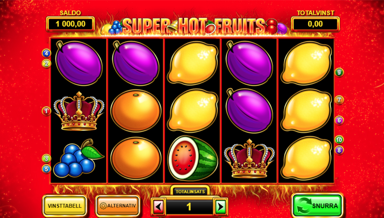 Super Hot Fruits demo spel.