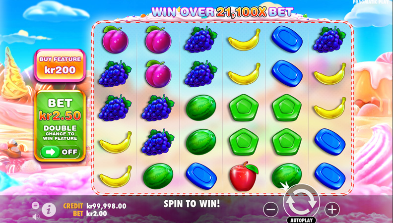 Sweet Bonanza demo spel.