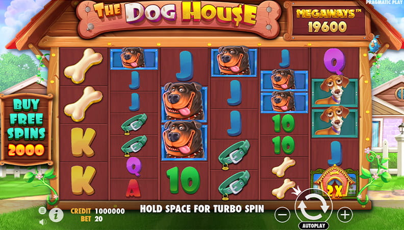 The Dog House Megaways demo spel.